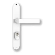 Fechadura Stam 21mm Ext 603/07 Cilindro Buzios 90mm Branco Foto mini 1