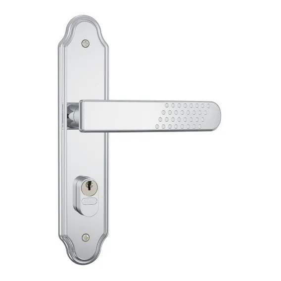 Fechadura Stam Externa Inox 803-21 Maçaneta Reta Foto 1