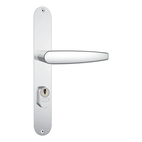 Fechadura Stam Perfil Porta Alumínio Ferro 603/33 36mm Inox Foto 1