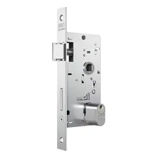 Fechadura Stam Roseta Redonda Cromada 803/21 Inox Externa Foto mini 3
