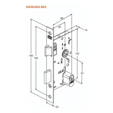 Fechadura Stam Roseta Redonda Cromada 803/21 Inox Externa Foto mini 4