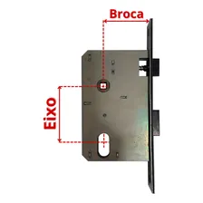 Fechadura Stilo Espelho Bronze Externa Mgm Cor Bronze Latonado Foto mini 4
