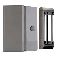 Fechadura Trava Eletromagnética Eletroimã Porta Pivotante Foto mini 1