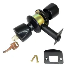 Fechadura Tubular Preta Vouga Foto  mini 1