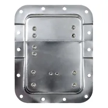 Fecho Borboleta Grande Para Case Com Porta Cadeado Cromado Foto mini 4