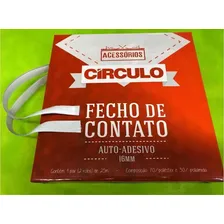 Fecho De Contato Auto Adesivo 16mm 25 Mts (branco Ou Preto) FECHO BRANCO Foto mini 1