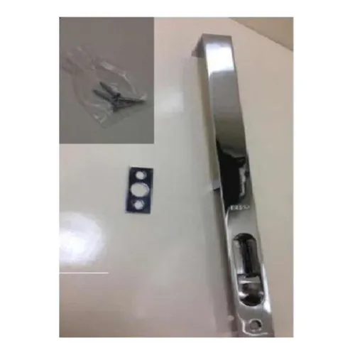 Fecho Embutir Tipo Quebra Unha 22cm Cromado 02 Unid+paraf Foto 1