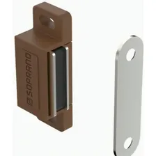 Fecho Magnetico Imã P/portas, Armários Marrom 10 Pçs Foto  mini 1