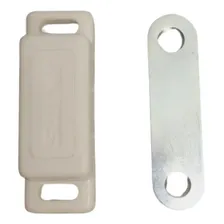 Fecho Magnético Imantado Branco + Parafusos Armários Móveis Foto mini 4