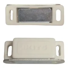 Fecho Magnético Imantado Branco + Parafusos Armários Móveis Foto mini 3