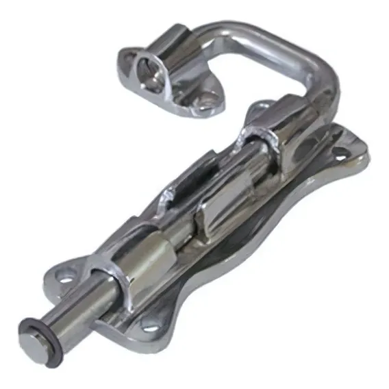 Fecho Para Porta Camarão Latão Cromado Stanfer Foto 1