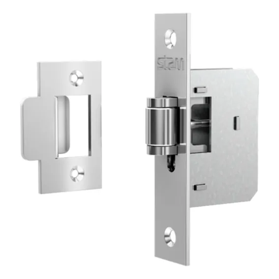 Fecho Rolete Sem Chave Porta Pivotante Stam Inox Auxiliar Foto 1