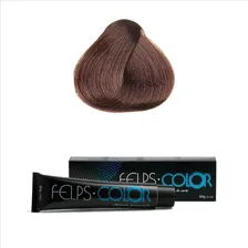 Felps Color Castanho Claro Acaju 5.5 60g Tintura Permanente Foto mini 2