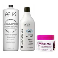 Felps Macadâmia Ultimate Blond Selagem Térmica 1 Litro Foto  mini 1