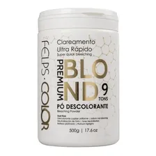 Felps P贸 Descolorante Premium Blond 9 Tons Dust Free 500g Foto mini 1