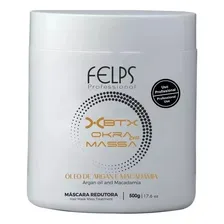 Felps Xbtx De Okra Em Massa Óleo De Argan E Macadâmia 500g Foto mini  2