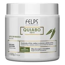 Felps Xbtx De Okra Em Massa Óleo De Argan E Macadâmia 500g Foto  mini 1