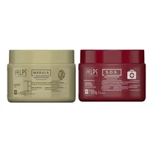 Felps Xmix Cronograma Nutriforce Sos 300g + Marula 300g Foto  mini 1