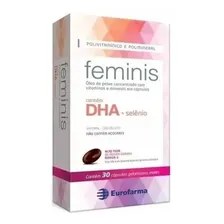 Feminis Suplemento Alimentar Ômega 3 Dha C/30 Comprimidos Sabor S/sabor Foto mini 3