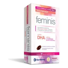 Feminis Suplemento Alimentar Ômega 3 Dha C/30 Comprimidos Sabor S/sabor Foto mini 1