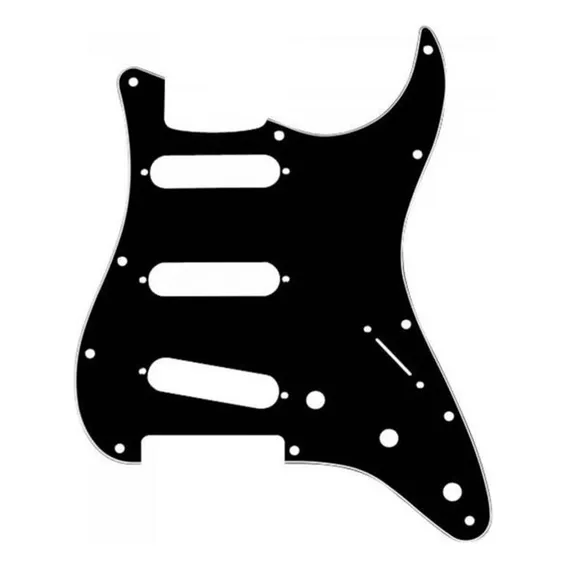 Fender Escudo Stratocaster Sss Preto Foto 1