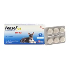 Fenzol Pet Vermífugo 500mg 1 Cx C/ 6 Comp - Agener Foto mini  3