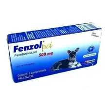 Fenzol Pet Vermífugo 500mg 1 Cx C/ 6 Comp - Agener Foto  mini 1