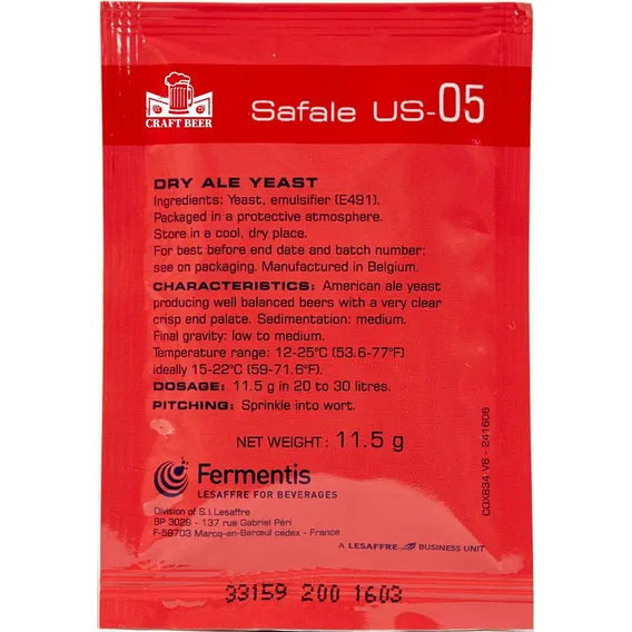Fermento Us-05 - 11,5g Foto 1