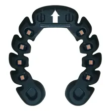 Ferraduras Emborrachadas para Cavalos com Alma De Aço Hooflex P Cor Preto Foto  mini 1
