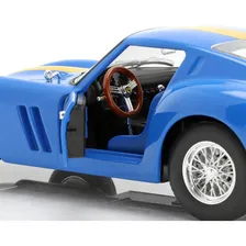 Ferrari 250 Gto Bburago 1:24 Azul Bur-26305-az Foto mini 4