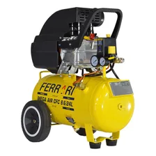 Ferrari Compressor Mega Air Cfc 8.6pes 24l/2.0hp 127v Cor Amarelo FrequĂȘncia 60Hz 127 Foto mini 2