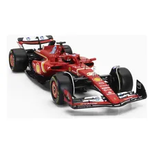 Ferrari F-1 Sf24 Charles Leclerc 2024 Vermelha Burago 1/18 Foto mini 2