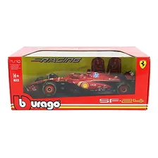Ferrari F-1 Sf24 Charles Leclerc 2024 Vermelha Burago 1/18 Foto mini 3