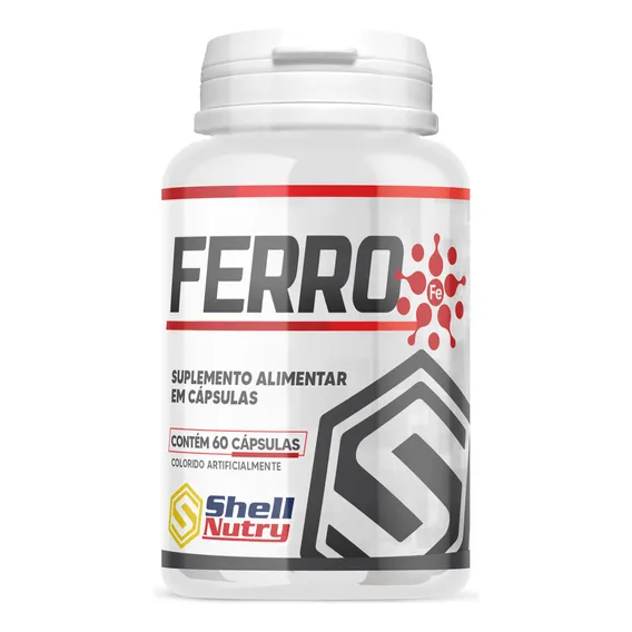 Ferro 60 Cápsulas - Shell Nutry Foto 1
