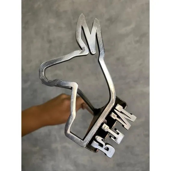 Ferro De Marcar Gado Inox Casinox - Santa Com Letras Foto 1