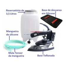 Ferro Passar Roupas A Vapor Industrial C/ Sapata Anti Brilho 110V Foto mini 4