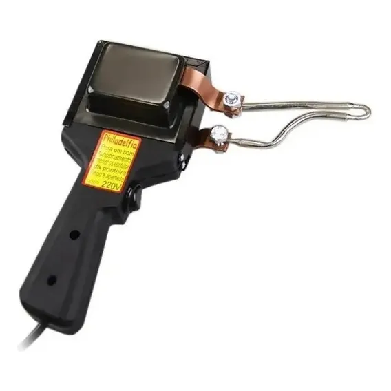 Ferro Pistola Solda Profissional Blindado 550w 220v Ponteira Foto 1