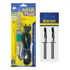 Ferro Solda Hikari Sc-plus 60 + 2 ResistĂȘncia 127v / 220v Foto mini 1