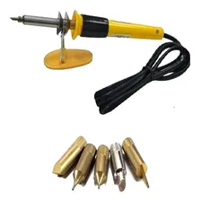 Ferro Solda Pirografo Desenhar Gravar Madeira 30w /110v 110V Foto mini 2