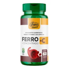 Ferro + Vitamina C 500mg Unilife 60 Cápsulas Sabor Natural Foto mini 1