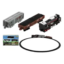 Ferrorama Trem Brinquedo Menino Express Locomotiva 13 Peças Foto mini 1