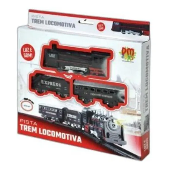 Ferrorama Trem Elétrico Pista Vagões Locomotiva Foto 1
