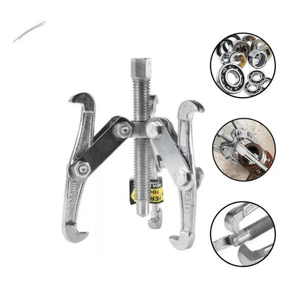 Fertak Sacador Rolamentos E Polias 8 Pol 3 Garras 20 Cm Foto 1