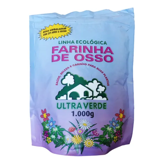 Fertilizante Farinha De Osso 1kg - Ultra Verde Foto 1