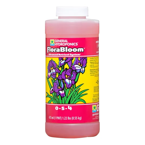 Fertilizante General Hydroponics Florabloom 473ml Foto 1