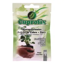 Fertilizante Mineral Cuprofix Sulfato Cobre + Zinco 30gr Kit Foto mini 1