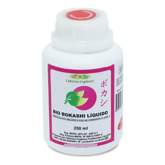 Fertilizante Orgânico Composto Bio Bokashi Líquido 250ml Foto 1