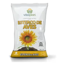 Fertilizante Orgânico Esterco De Aves Vitaplan 2kg Foto mini 1