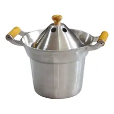 Fervedor De Leite Inderramável Aluminio Fundido Batido 2,5 Cor Polido Foto  mini 1