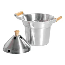 Fervedor De Leite Inderramável Aluminio Fundido Batido 2,5 Cor Prateado Foto mini 3